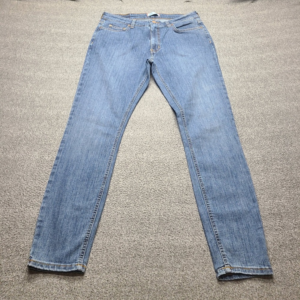 Dickies‎ Skinny Jeans Womens 12 RG Blue Excellent Stretch Denim